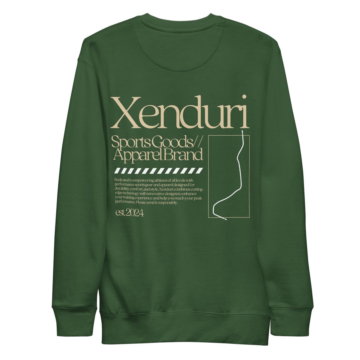 Drivers Meeting Big Print Sweatshirt