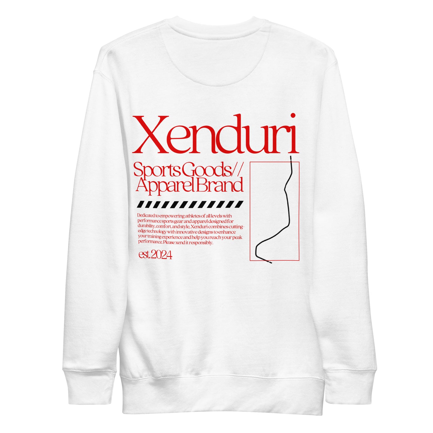 Drivers Meeting Big Print Sweatshirt