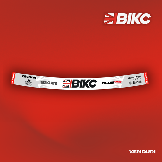 BIKC 2026 Championship Helmet Visor Sticker