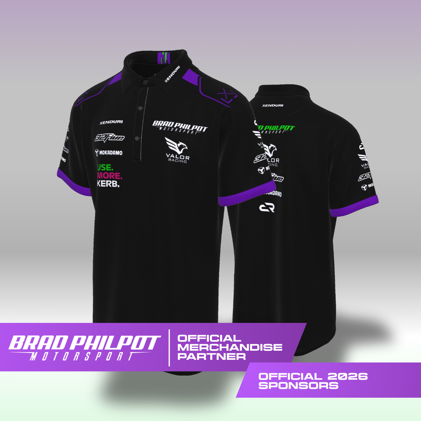 Brad Philpot Motorsport 2026 Unisex Replica Driver Polo