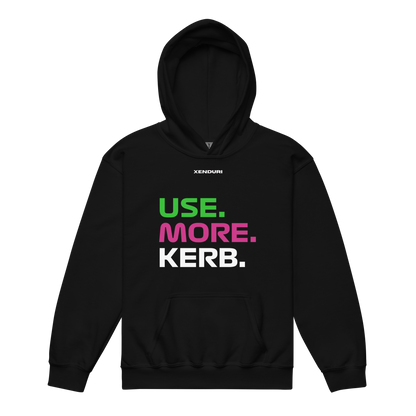 Brad Philpot Motorsport USE. MORE. KERB. Slogan Youth Hoodie